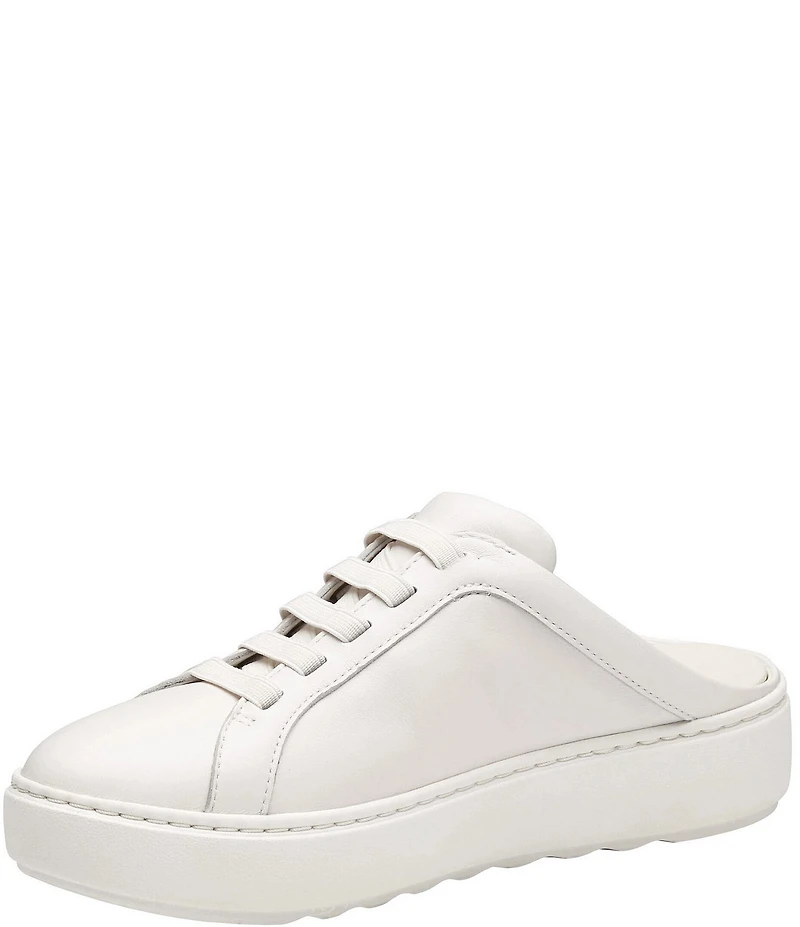 Johnston & Murphy Women's Cammie Nappa Leather Slip-On Sneaker Mules