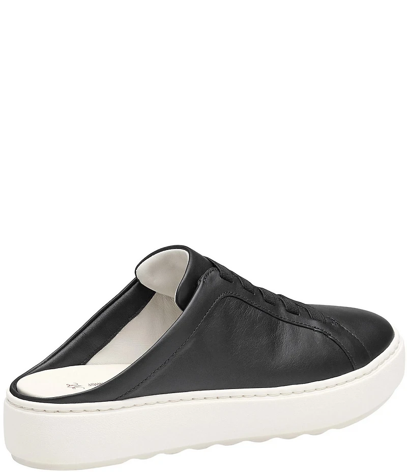 Johnston & Murphy Women's Cammie Nappa Leather Slip-On Sneaker Mules