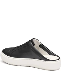 Johnston & Murphy Women's Cammie Nappa Leather Slip-On Sneaker Mules