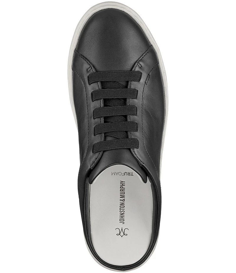 Johnston & Murphy Women's Cammie Nappa Leather Slip-On Sneaker Mules