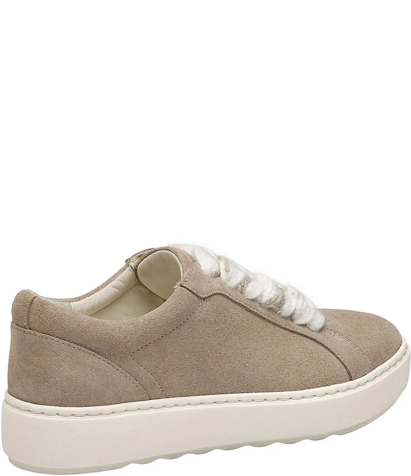 Johnston & Murphy Women's Cammie Suede Lace Up Platform Sneakers
