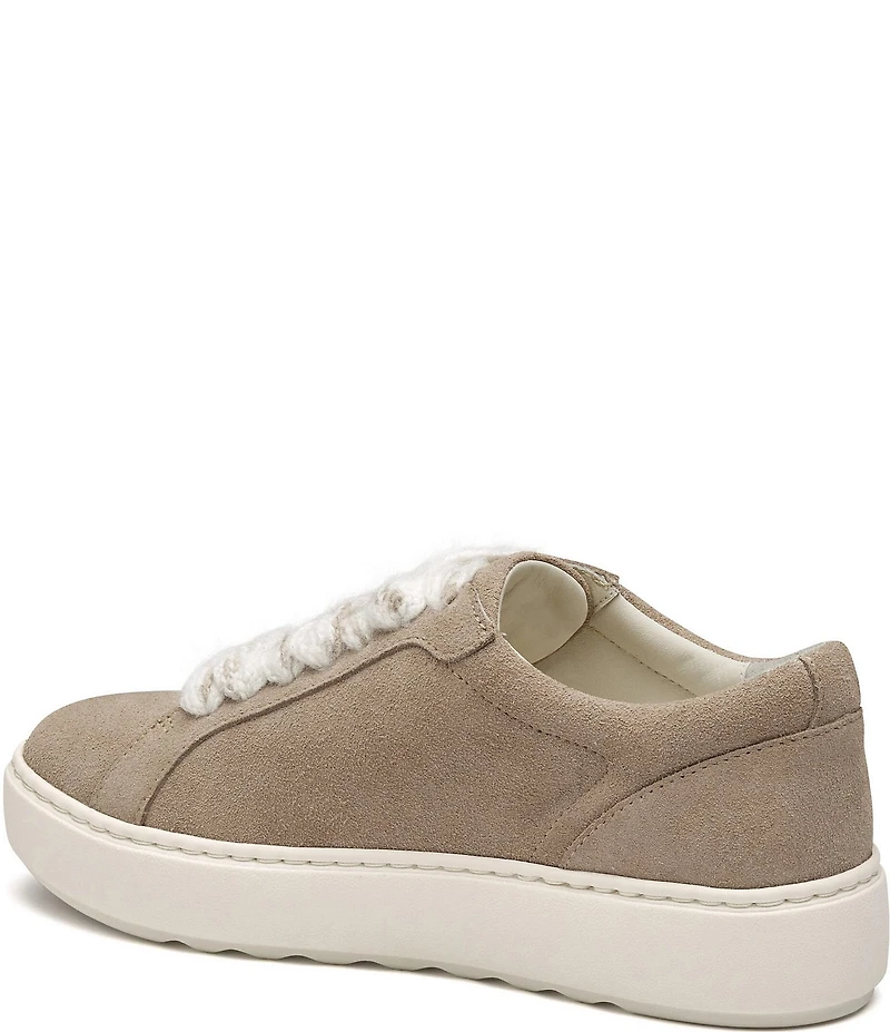 Johnston & Murphy Women's Cammie Suede Lace Up Platform Sneakers
