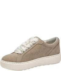 Johnston & Murphy Women's Cammie Suede Lace Up Platform Sneakers