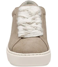 Johnston & Murphy Women's Cammie Suede Lace Up Platform Sneakers
