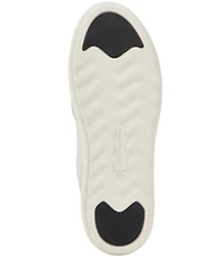 Johnston & Murphy Women's Cammie Leather and Suede Brogue Detail T-Toe Lace Up Platform Sneakers