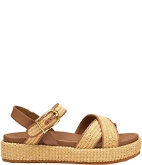 Johnston & Murphy Women's Carli Raffia Cross-Band Sandals