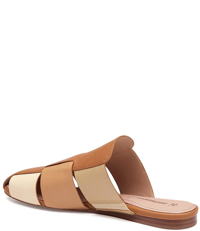 Johnston & Murphy Women's Claire Nappa Leather Fisherman Mules
