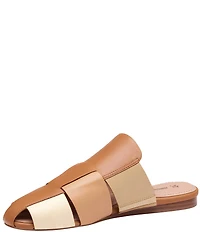 Johnston & Murphy Women's Claire Nappa Leather Fisherman Mules