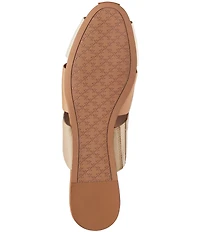 Johnston & Murphy Women's Claire Nappa Leather Fisherman Mules