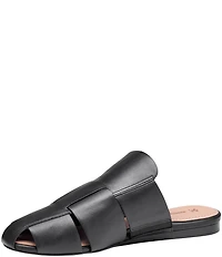Johnston & Murphy Women's Claire Nappa Leather Fisherman Mules
