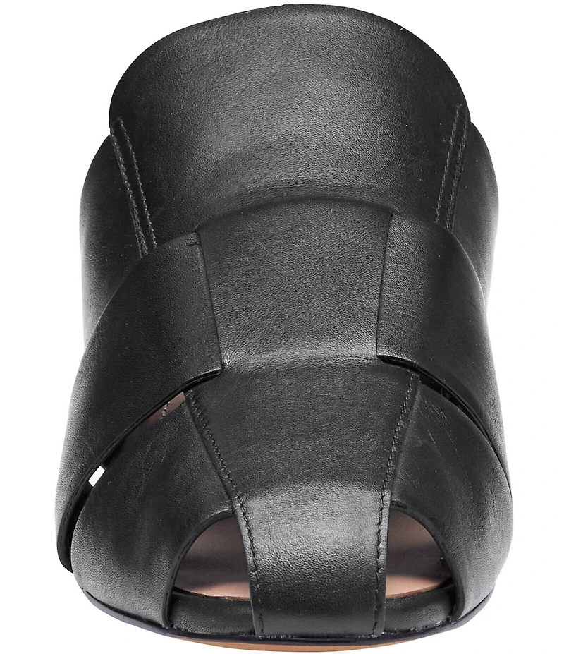 Johnston & Murphy Women's Claire Nappa Leather Fisherman Mules