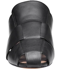 Johnston & Murphy Women's Claire Nappa Leather Fisherman Mules