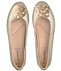Johnston & Murphy Women's Claire Metallic Ornamental Flats
