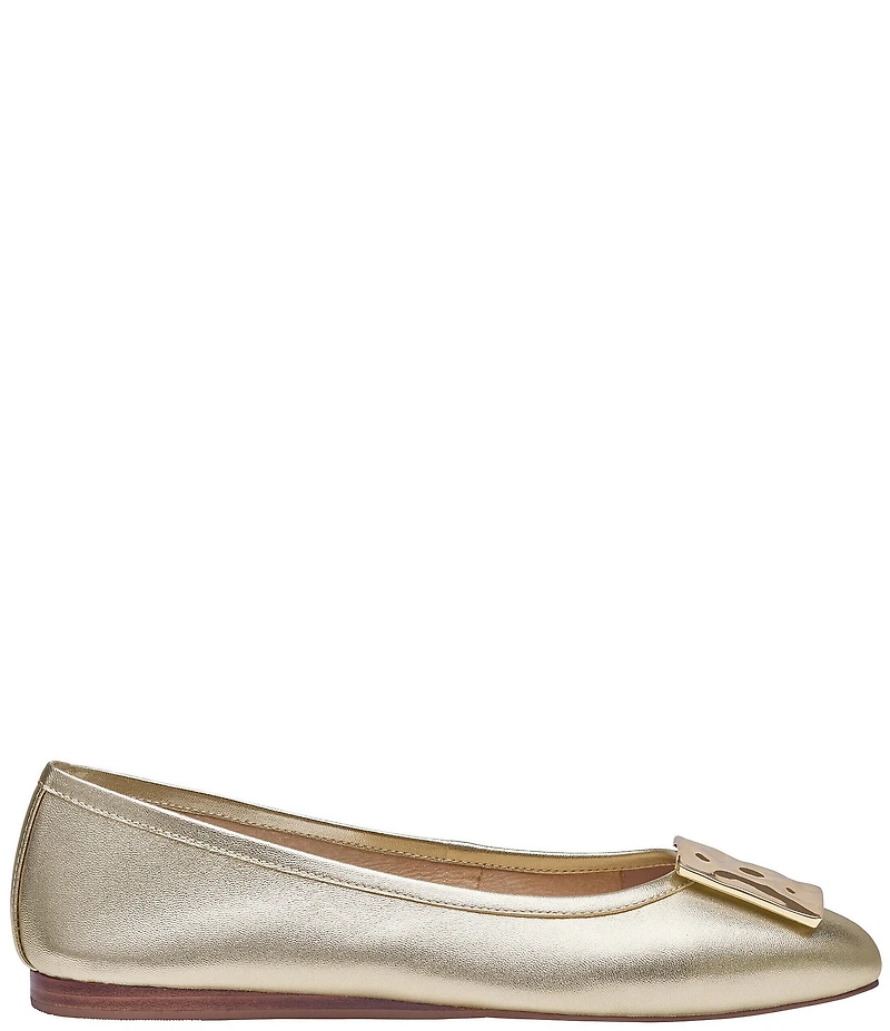 Johnston & Murphy Women's Claire Metallic Ornamental Flats