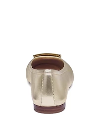 Johnston & Murphy Women's Claire Metallic Ornamental Flats