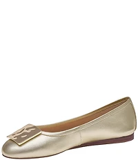 Johnston & Murphy Women's Claire Metallic Ornamental Flats