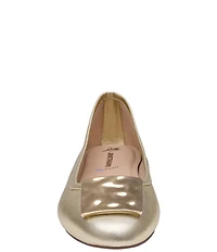 Johnston & Murphy Women's Claire Metallic Ornamental Flats