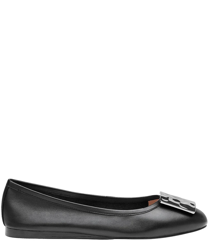 Johnston & Murphy Women's Claire Nappa Leather Mismatched Ornamented Flats