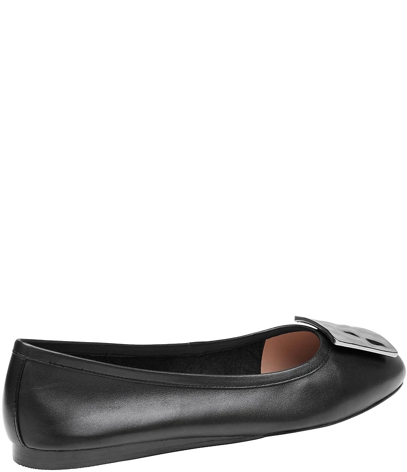Johnston & Murphy Women's Claire Nappa Leather Mismatched Ornamented Flats