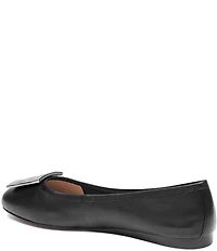 Johnston & Murphy Women's Claire Nappa Leather Mismatched Ornamented Flats