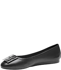Johnston & Murphy Women's Claire Nappa Leather Mismatched Ornamented Flats