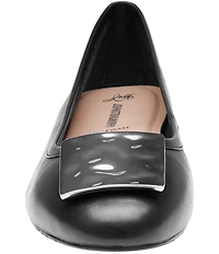 Johnston & Murphy Women's Claire Nappa Leather Mismatched Ornamented Flats