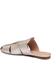 Johnston & Murphy Women's Claire Sheepskin Leather Fisherman Mules