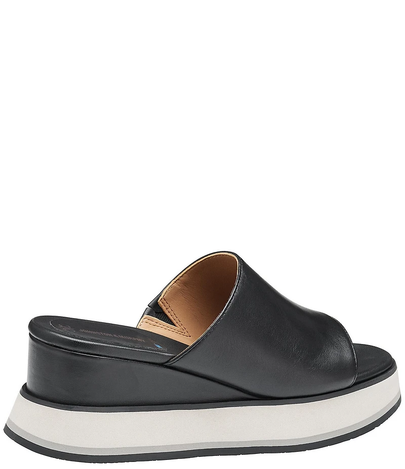 Johnston & Murphy Women's Colleen Platform Wedge Slide Sandals