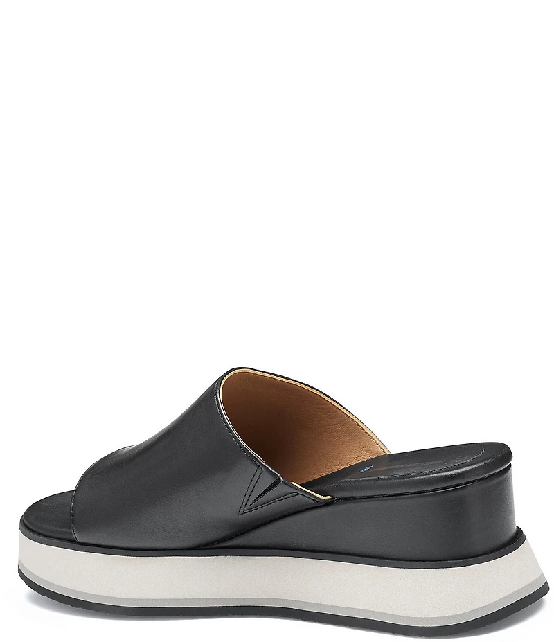Johnston & Murphy Women's Colleen Platform Wedge Slide Sandals