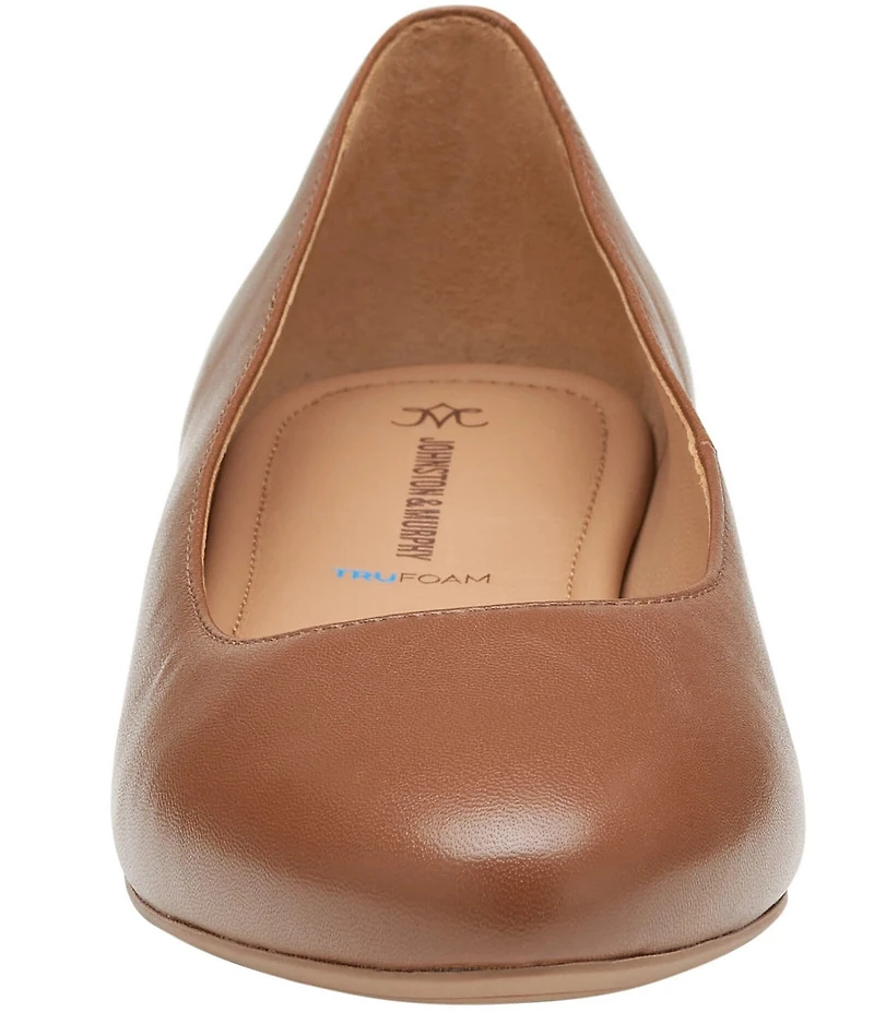 Johnston & Murphy Women's Delanie Leather Ballet Flats