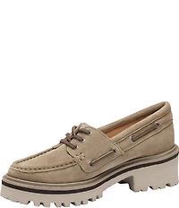 Johnston & Murphy Women's Emmalynn Suede Boat Shoes