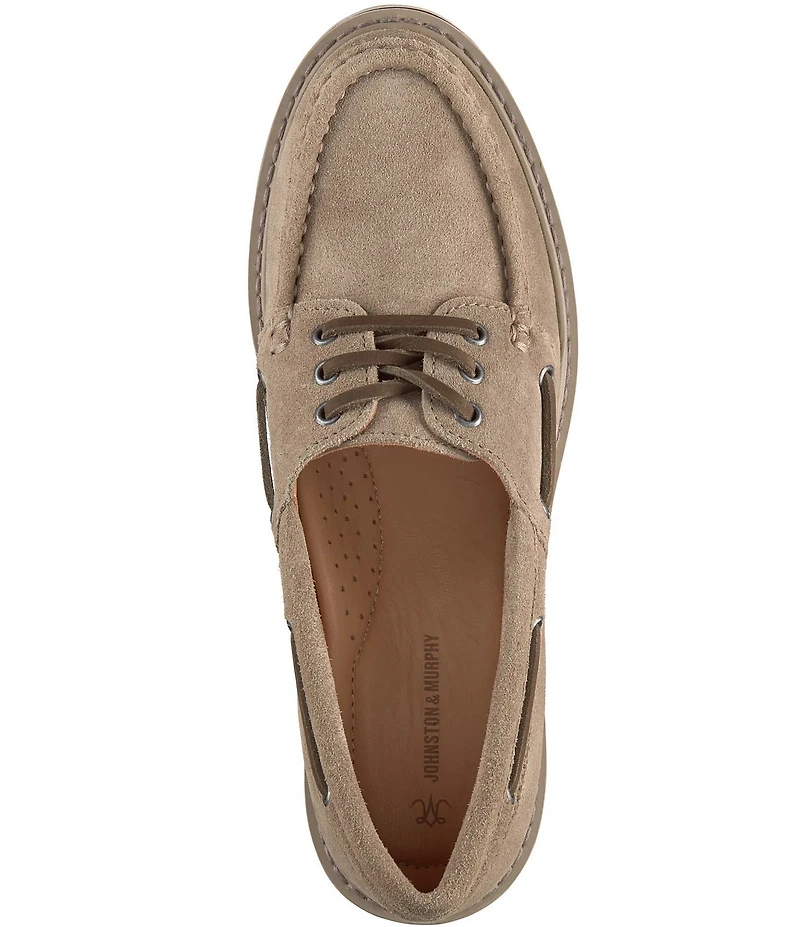 Johnston & Murphy Women's Emmalynn Suede Boat Shoes