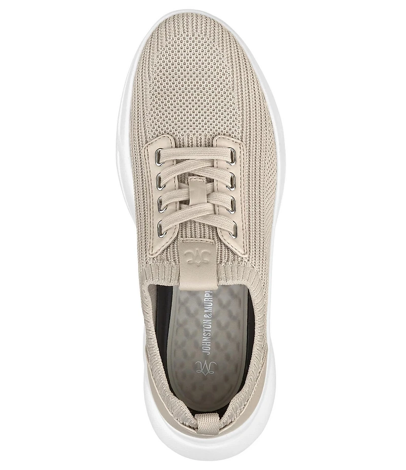 Johnston & Murphy Women's Escape Knit Lace Up Sneakers