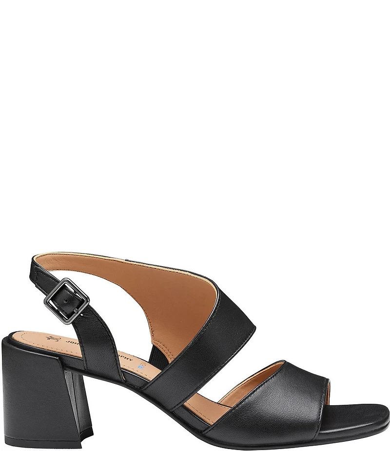 Johnston & Murphy Everly Asymmetrical Slingback Dress Sandals