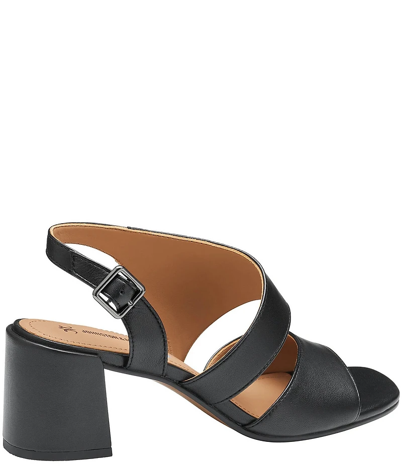 Johnston & Murphy Everly Asymmetrical Slingback Dress Sandals