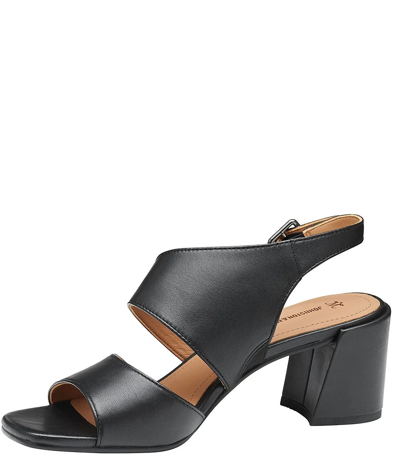 Johnston & Murphy Everly Asymmetrical Slingback Dress Sandals