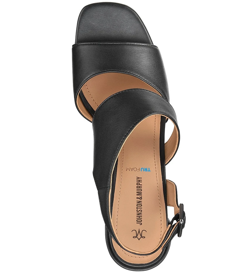 Johnston & Murphy Everly Asymmetrical Slingback Dress Sandals