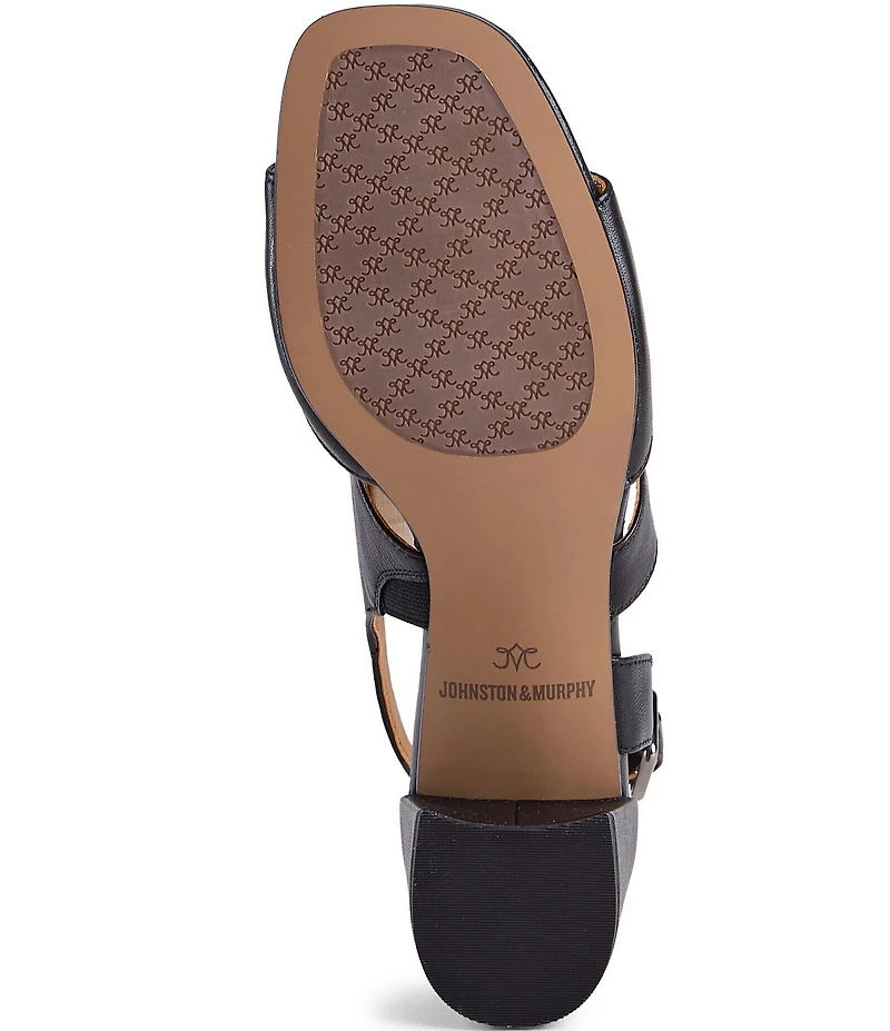 Johnston & Murphy Everly Asymmetrical Slingback Dress Sandals