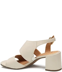 Johnston & Murphy Everly Asymmetrical Slingback Dress Sandals