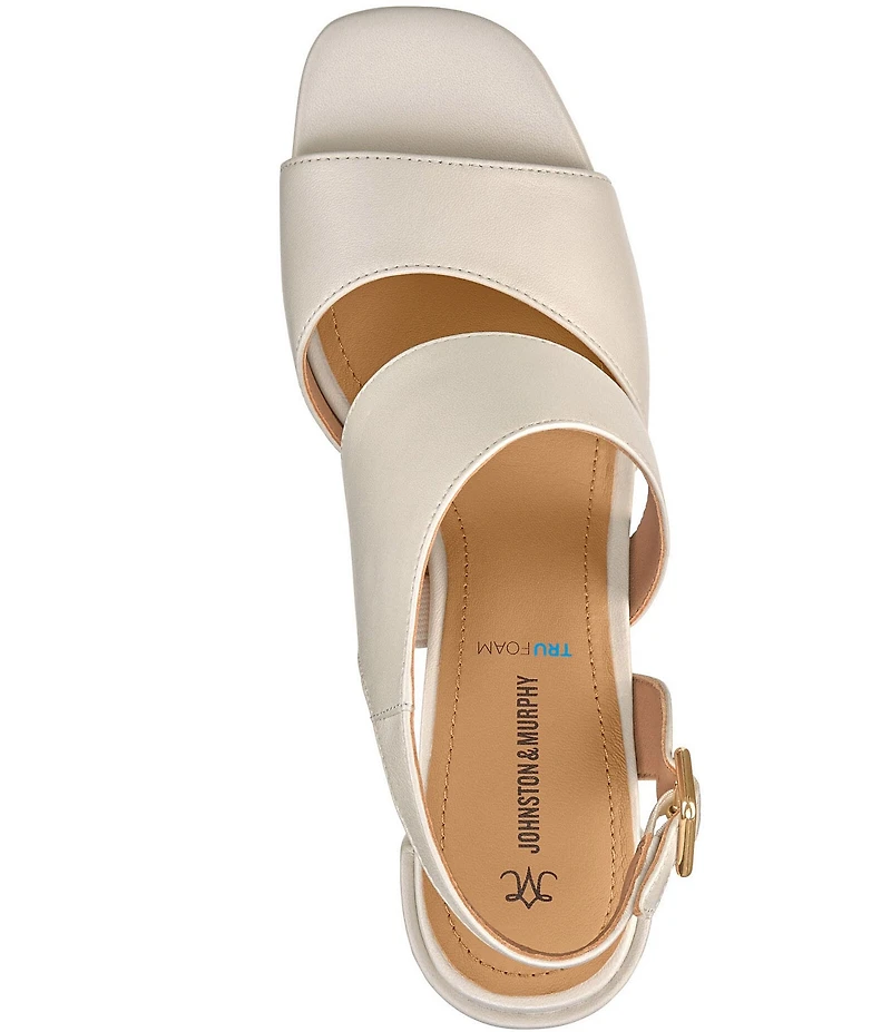 Johnston & Murphy Everly Asymmetrical Slingback Dress Sandals