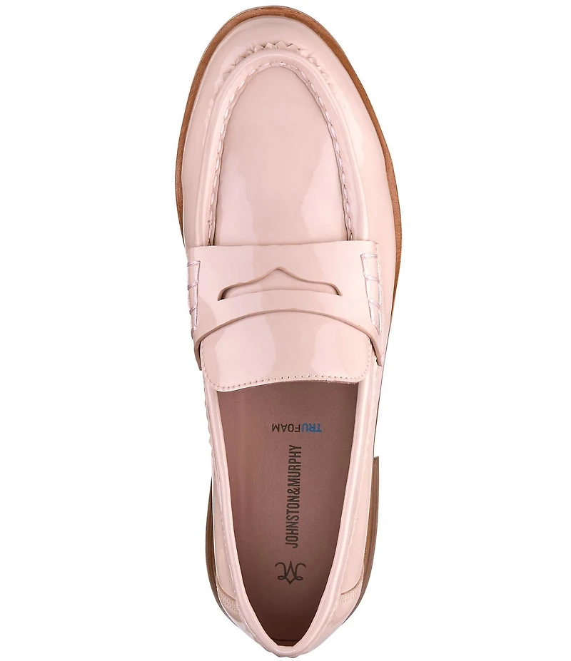 Johnston & Murphy Women's Gillian Patent Leather Penny Loafers