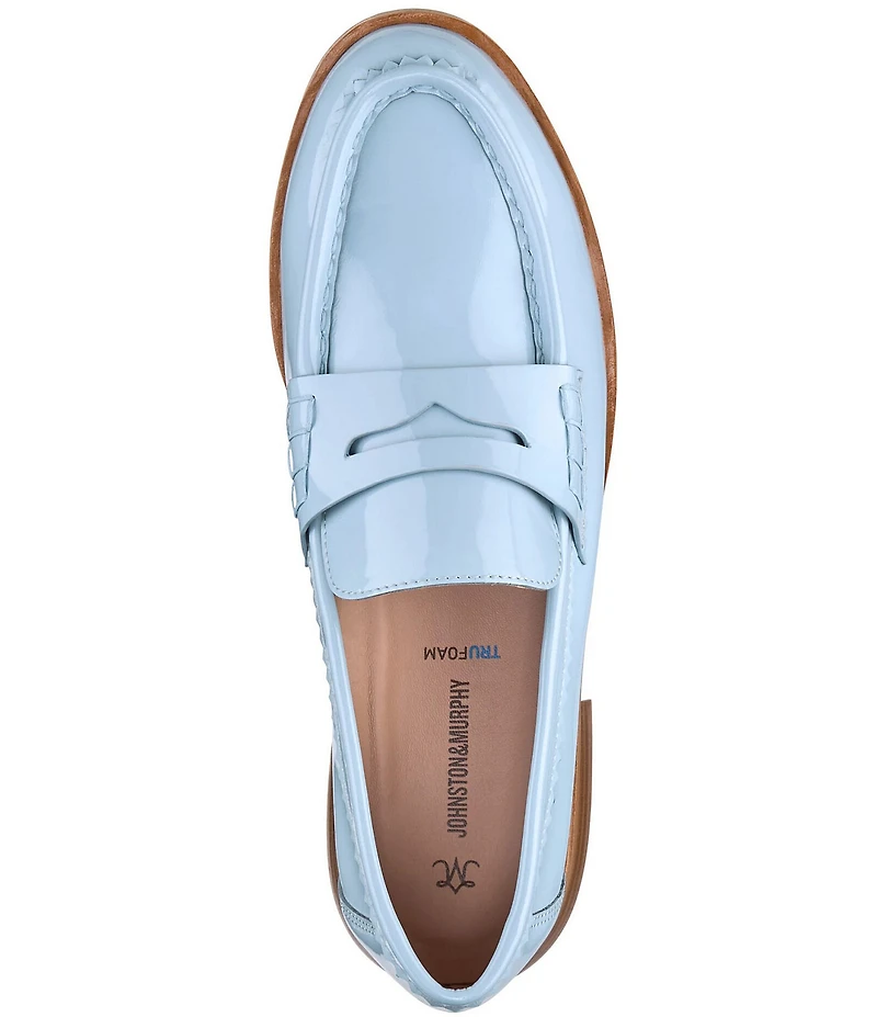Johnston & Murphy Women's Gillian Patent Leather Penny Loafers