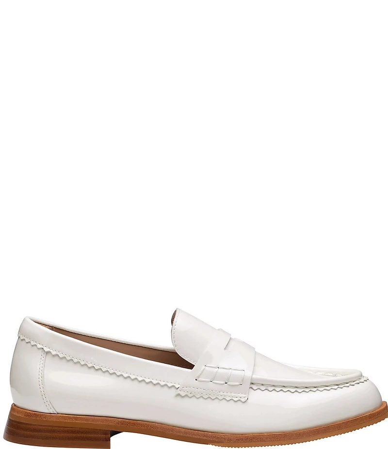 Johnston & Murphy Women's Gillian Patent Leather Penny Loafers