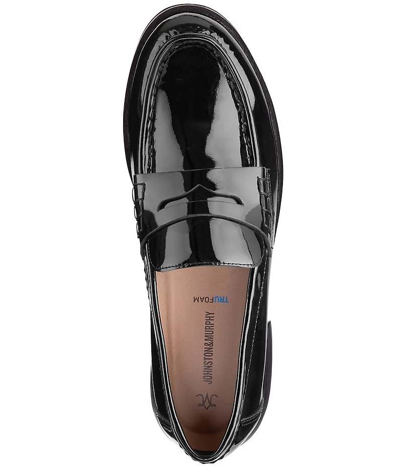 Johnston & Murphy Women's Gillian Patent Leather Penny Loafers