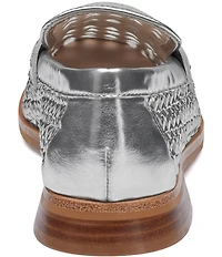 Johnston & Murphy Women's Gillian Woven Leather Penny Loafers