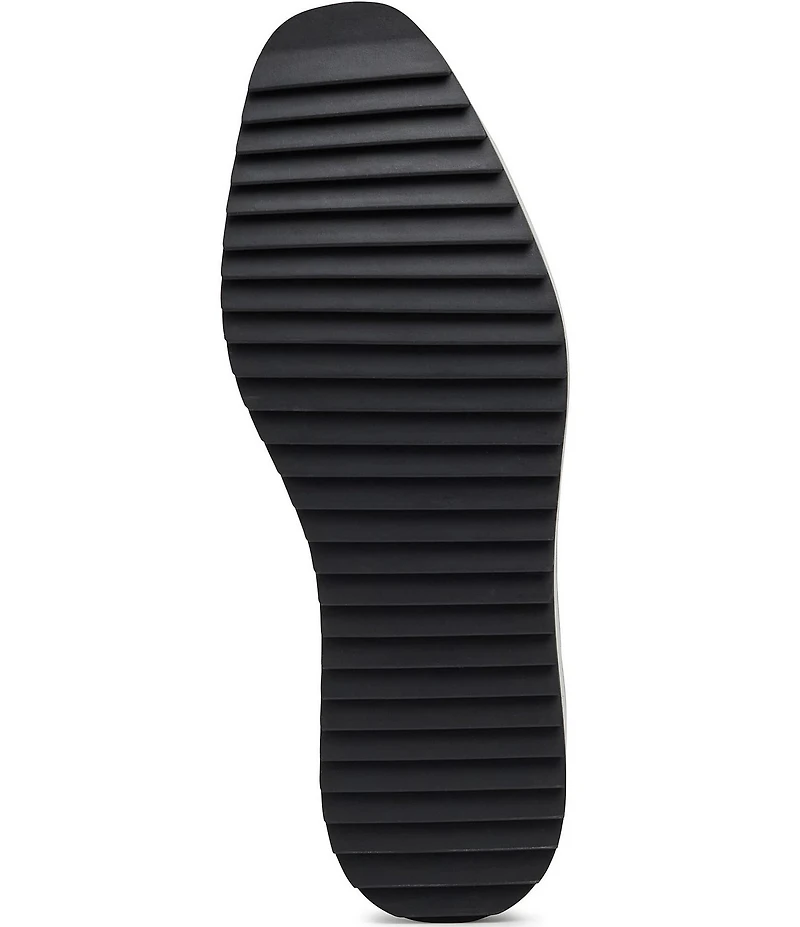 Johnston & Murphy Women's Gracelyn Soft Metallic Suede Perforated Detail Platform Oxfords