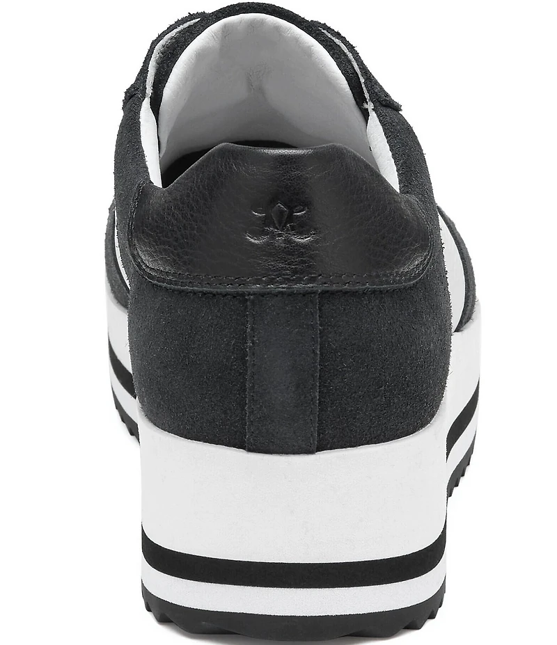 Johnston & Murphy Women's Gracie Leather Platform Sneakers