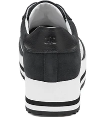 Johnston & Murphy Women's Gracie Leather Platform Sneakers