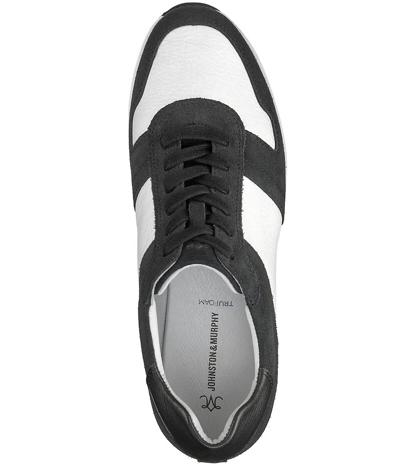 Johnston & Murphy Women's Gracie Leather Platform Sneakers