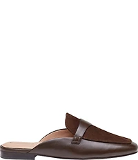 Johnston & Murphy Women's Isabel Leather Suede Mules